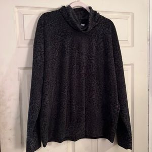 Gray Leopard Workout Swestshirt
